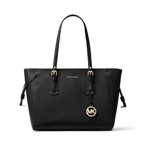 michael kors voyager medium tote black|michael kors voyager tote sale.